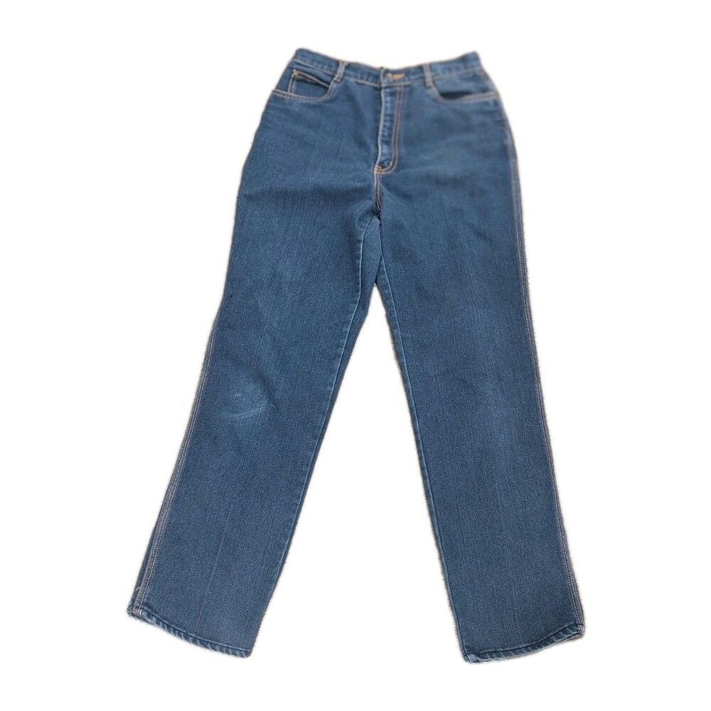 PS Gitano High Waist Mom Jeans Taper Dark Wash Denim 30x30 Vintage 90s Womens 12